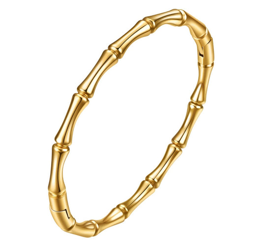 BRACELET, 18K GOLD PLATED STEEL